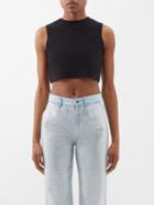 Gauge81 - Olesa Cropped Knit Top - Womens - Black