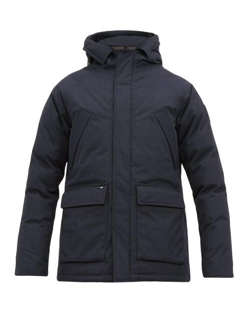 Matchesfashion.com Nobis - Heritage Hooded Down Filled Parka - Mens - Navy