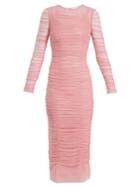 Dolce & Gabbana Embellished Ruched Dress