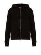 Matchesfashion.com Barena Venezia - Bovolo Cotton Blend Zip Through Hooded Sweatshirt - Mens - Black