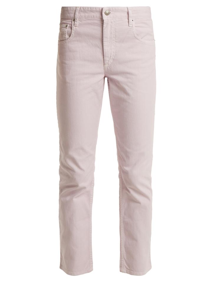 Isabel Marant Étoile Fliff Mid-rise Straight-leg Jeans
