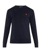 Polo Ralph Lauren Logo-embroidered Crew-neck Cotton Sweater