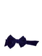 Matchesfashion.com Maison Margiela - Bow Embellished Velvet Belt - Womens - Blue