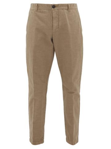 Matchesfashion.com J.w. Brine - Nick Overdyed Cotton-blend Trousers - Mens - Grey
