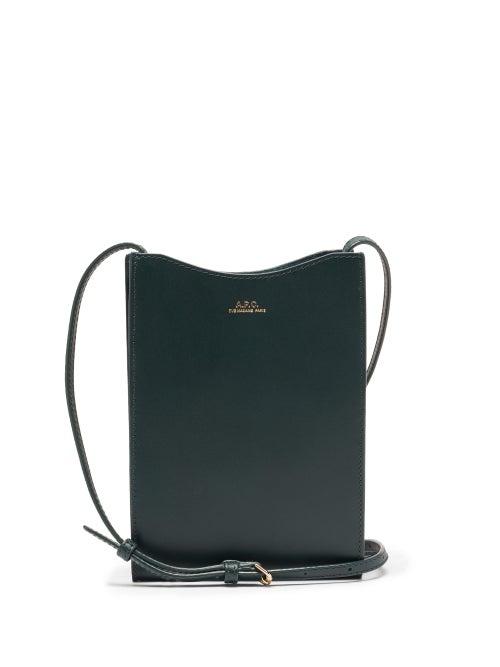 Matchesfashion.com A.p.c. - Jamie Leather Cross-body Bag - Womens - Dark Green