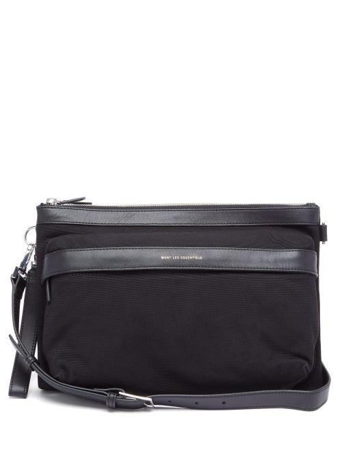 Matchesfashion.com Want Les Essentiels - Incheon Canvas Cross Body Bag - Mens - Black