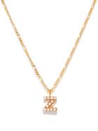 Matchesfashion.com Otiumberg - Alphabet Pearl & 14kt Gold-vermeil N-z Necklace - Womens - Pearl