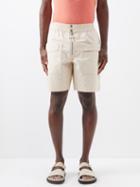Isabel Marant - Tilan Patch-pocket Cotton Shorts - Mens - Cream