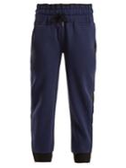 Adidas By Stella Mccartney Bi-colour Cotton-blend Track Pants