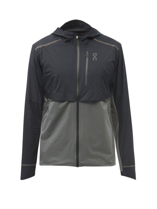 On - Weather Technical-shell Hooded Jacket - Mens - Black