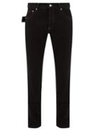 Matchesfashion.com Bottega Veneta - V-stitched Straight-leg Jeans - Mens - Black