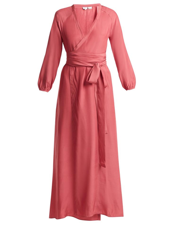 Rhode Resort Jagger Silk Wrap Dress