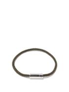 Matchesfashion.com Le Gramme - 5g Cable & Sterling-silver Bracelet - Mens - Khaki