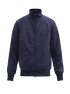 Matchesfashion.com Y-3 - Logo-print Jersey Track Jacket - Mens - Navy