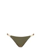 Matchesfashion.com Melissa Odabash - Athens Chain-link Strap Bikini Briefs - Womens - Dark Green