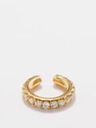 Spinelli Kilcollin - Eclipse Diamond & 18kt Gold Ear Cuff - Womens - Yellow Gold