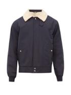 Matchesfashion.com Ditions M.r - Laurent Faux Shearling Lined Aviator Jacket - Mens - Navy