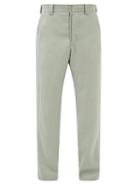 Matchesfashion.com Jacquemus - Wide-leg Wool-blend Trousers - Mens - Light Green