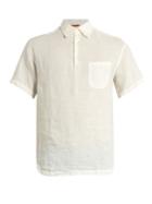 Barena Venezia Point-collar Short-sleeved Linen Shirt