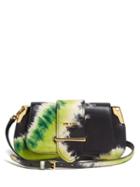 Matchesfashion.com Prada - Sidonie Tie Dye Leather Shoulder Bag - Womens - Multi