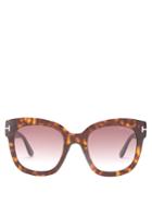 Tom Ford Eyewear Oversized Square-frame Acetate Sunglasses