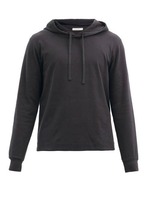 Matchesfashion.com The Row - Mendo Cotton-jersey Hooded Sweatshirt - Mens - Dark Grey