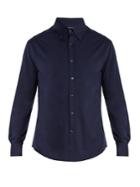 Brunello Cucinelli Slim-fit Brushed-cotton Shirt