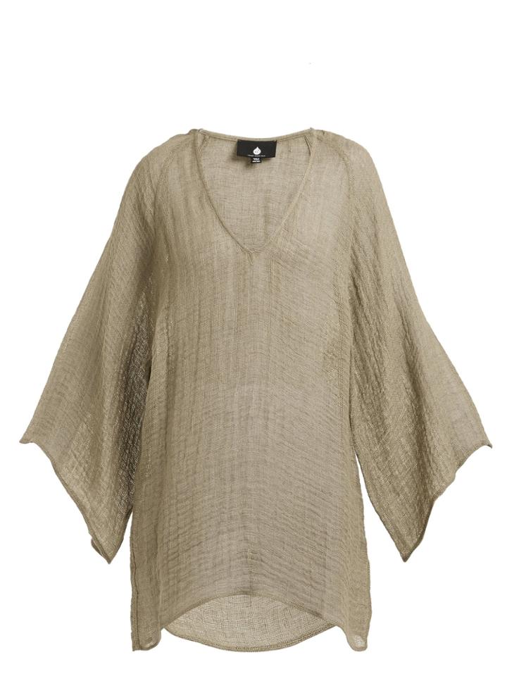 Su Kalaci Linen-blend Cover Up
