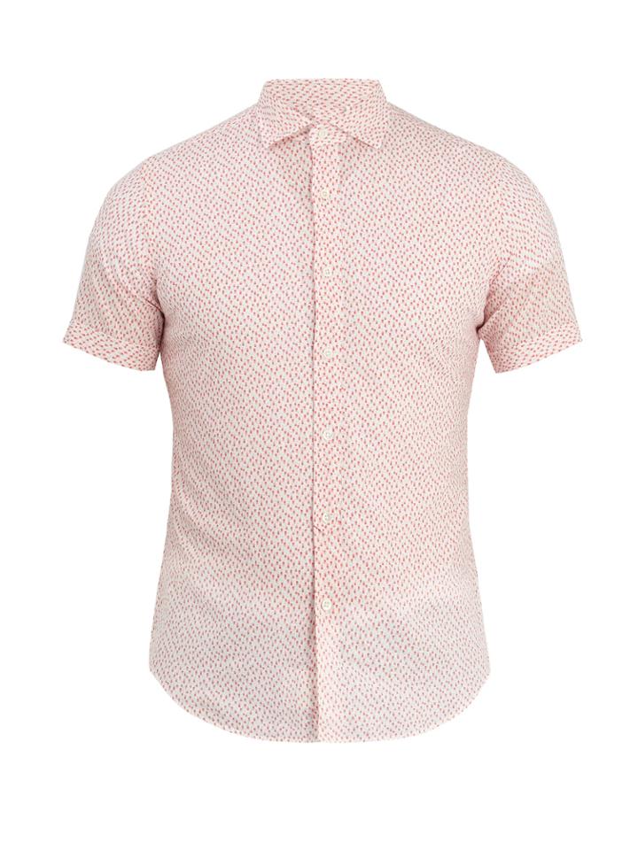 Glanshirt Eddy Graphic-print Cotton-blend Shirt