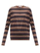 Ladies Rtw Max Mara - Marmo Sweater - Womens - Brown Stripe