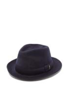 Matchesfashion.com Borsalino - Cashmere Felt Fedora Hat - Mens - Blue