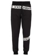 Matchesfashion.com Dolce & Gabbana - Logo Print Cotton Track Pants - Mens - Black