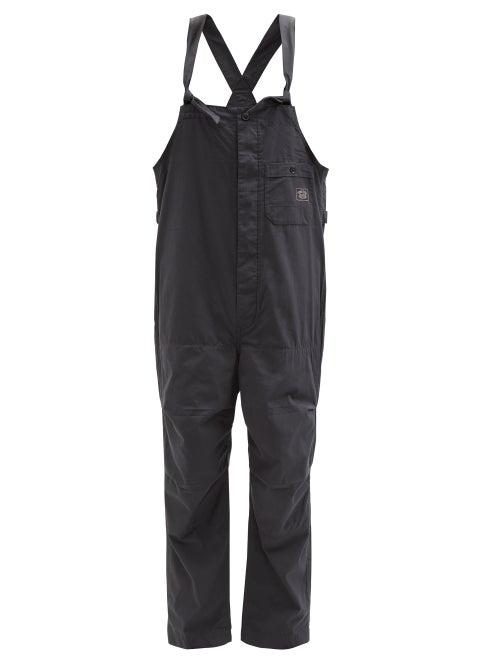 Snow Peak - Takibi Cotton-blend Ripstop Overalls - Mens - Black