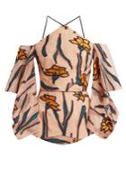 Roland Mouret Kidwick Iris Fil Coup Halterneck Top