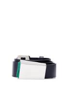 Matchesfashion.com Gabriela Hearst - Car Buckle Leather Belt - Womens - Navy