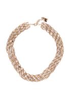 Matchesfashion.com Rosantica By Michela Panero - Crystal Embellished Necklace - Womens - Gold