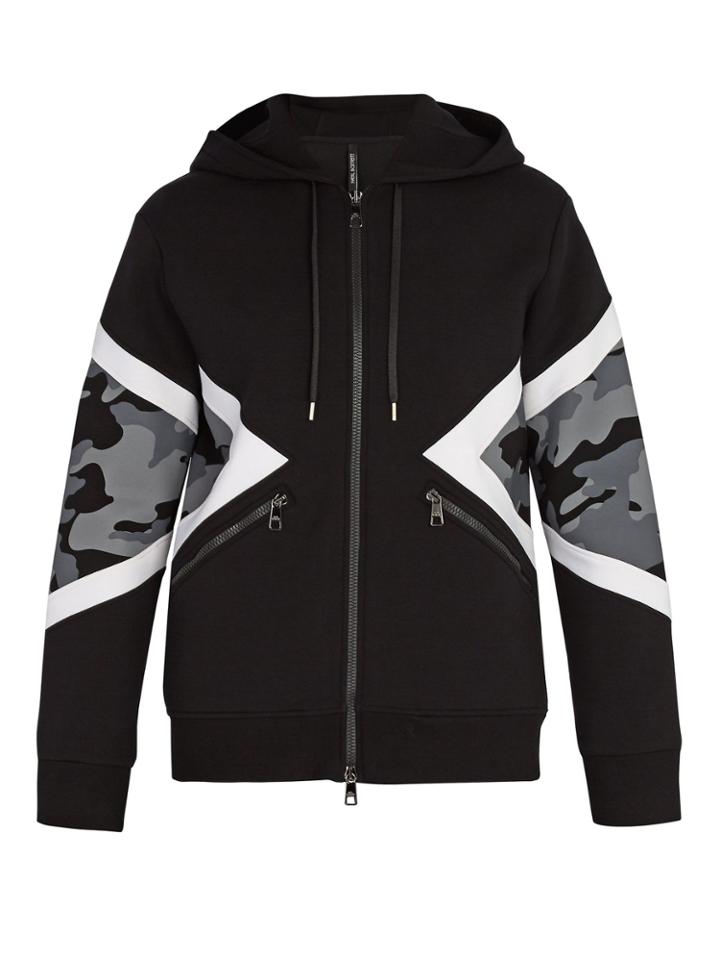 Neil Barrett Camouflage Hooded Sweatshirt