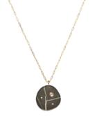 Matchesfashion.com Cvc Stones - Phantom Diamond & 18kt Gold Necklace - Womens - Black
