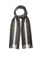 Neil Barrett Striped Cashmere Scarf