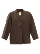 Matchesfashion.com Zanini - Oversized Single-breasted Cashmere Coat - Womens - Brown