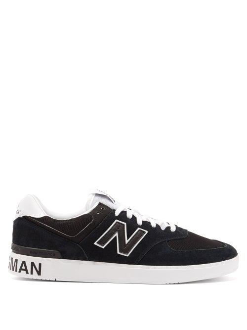 Matchesfashion.com Junya Watanabe X New Balance - Am574 Suede Trainers - Mens - Black