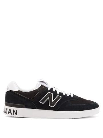 Matchesfashion.com Junya Watanabe X New Balance - Am574 Suede Trainers - Mens - Black