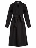 Lemaire Tie-waist Wool-blend Twill Trench Coat
