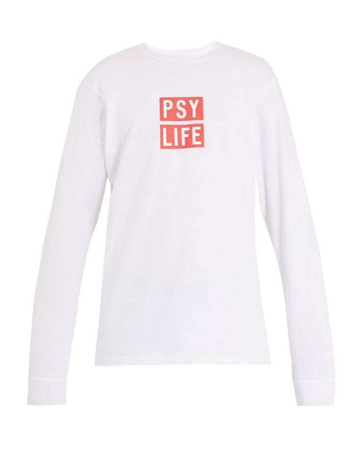 P.a.m So Life Text-print Cotton T-shirt