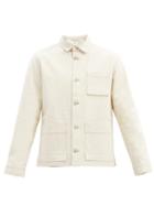 Matchesfashion.com Folk - Plinth Cotton-canvas Jacket - Mens - Cream
