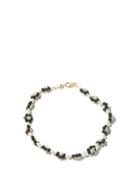 Shrimps - Ross Bead And Faux-pearl Choker Necklace - Womens - Black White