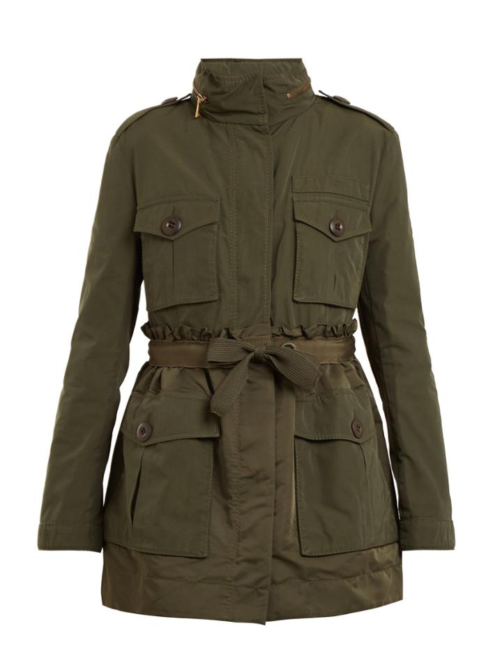 Moncler Rhodonite Gathered-waist Jacket