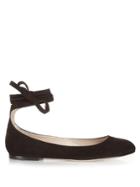 Gianvito Rossi Carla Suede Flats