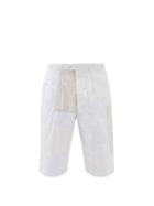 Matchesfashion.com Junya Watanabe - Patchwork Cotton-blend Shorts - Mens - White