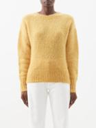 Isabel Marant - Estelle Mohair-blend Sweater - Womens - Yellow